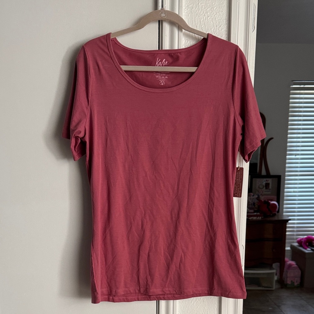 Rose color Short Sleeve Tee
